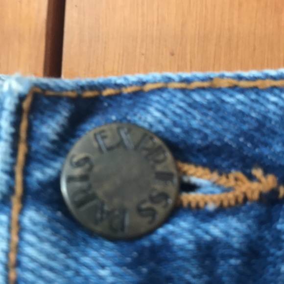 Vintage Paris express -Denim  skirt - Picture 4 of 6
